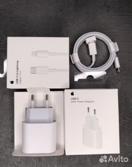 Зарядка на iPhone 20w (новая,гарантия)