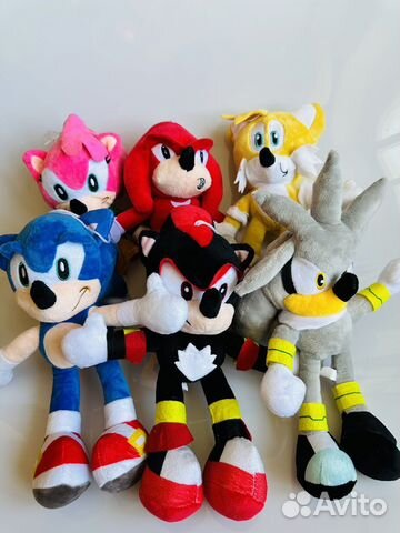 Мягкая игрушка соник и его друзья