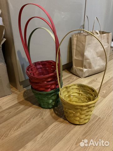 Корзина деревянная