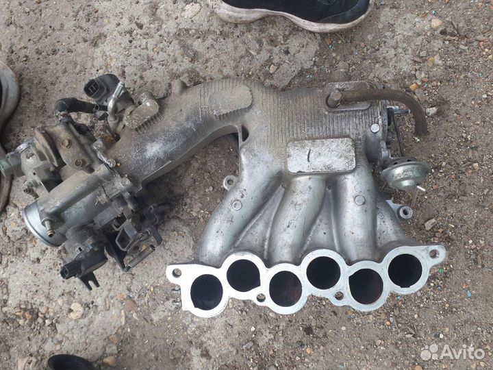 Коллектор на двигатель 3vz-fe v6 с дросильной засл