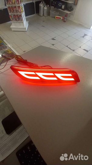 Светодиодные катафоты заднего бампера Приора 2