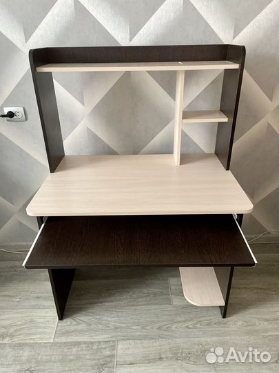 Компьютерный стол Грета-2 (венге/дуб молочный)