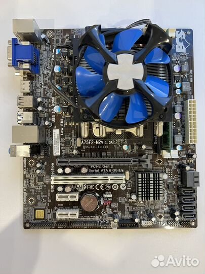 AMD A8 5600K + ECS elitegroup A75F2-M2