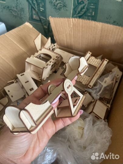 Кукольная мебель деревянная