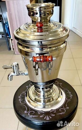 Самовар угольный новый