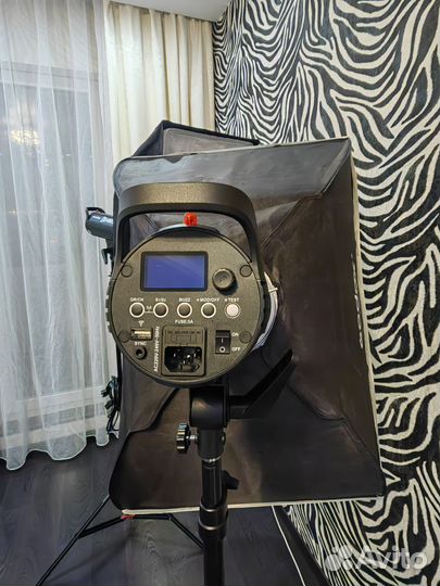 Импульсный свет вспышки Godox 400 стойки софты