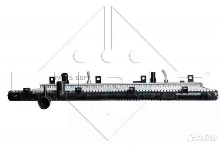 Радиатор honda civic 01- 1.6
