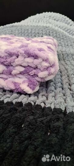 Плед детский из ализе пуффи