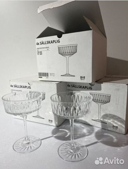 Бокалы для шампанского IKEA