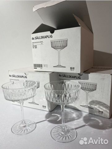 Бокалы для шампанского IKEA купить в Батайске | Товары для дома и дачи ...