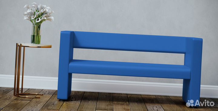 Кожзам диван офисный