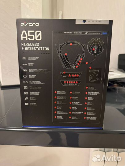 Игровые наушники Astro A50 со станцией