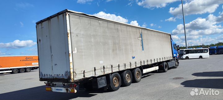 Полуприцеп шторный Krone SD, 2007