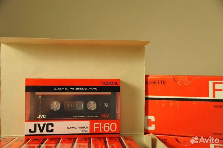 Аудиокассета JVC FL-60 новые