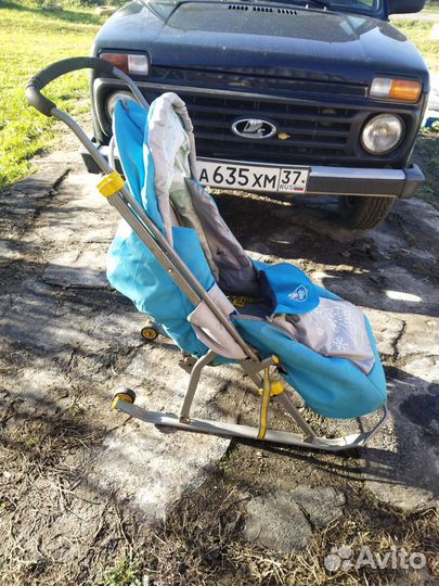 Коляска санки