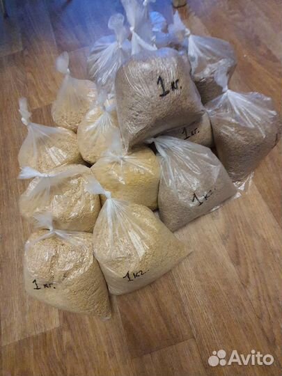 Жмых семян льна светлого и темного