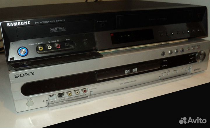 DVD Recorder Sony и DVD+VHS Recorder Samsung