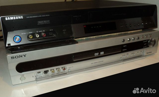 DVD Recorder Sony и DVD+VHS Recorder Samsung