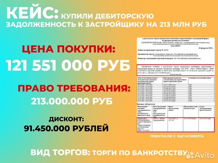 Торги по банкротству Агент