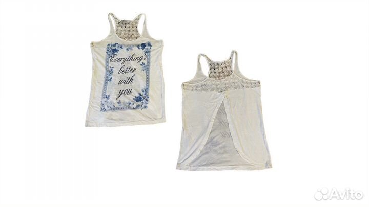 Белая майка