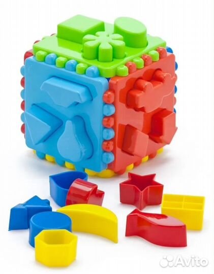 Сортер Кубик логическая развивающая игрушка