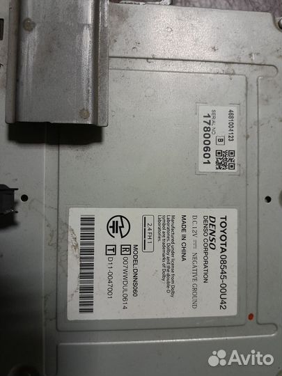 Штатная магнитола Toyota виш 11 года