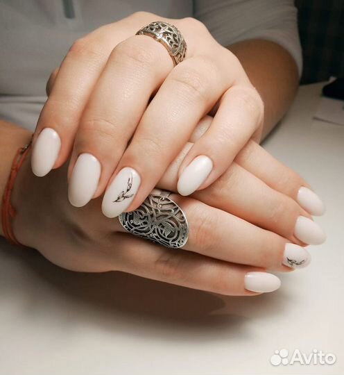 Маникюр аппаратный с покрытием