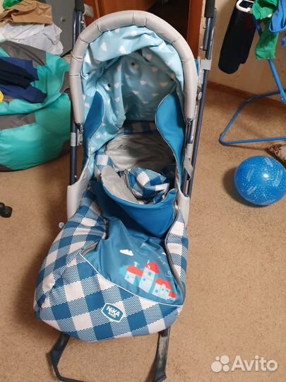 Санки коляска ника