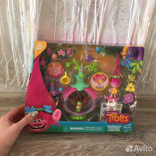 Новый игровой набор Тролли е2523 Trolls Sparkling