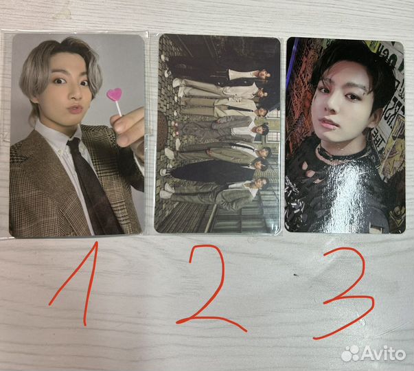 Карты чонгук bts чонвон субин хэрин казуха юнджин