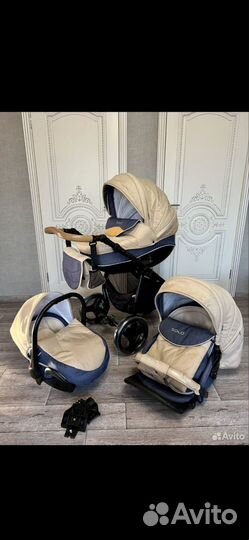 Коляска 3 в 1 rudis solo