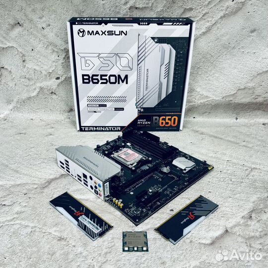 Комплект AMD 7600x3D Terminator B650M WiFi 2x16GB