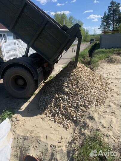 Песок щебень доставка