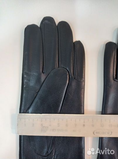 Перчатки женские кожаные новые 5.0