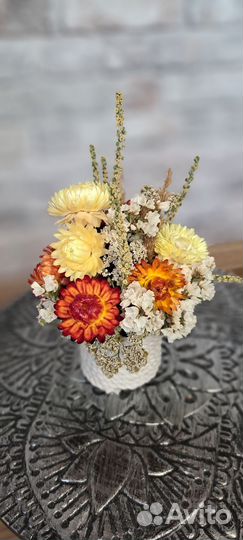 Мини букет из сухоцветов