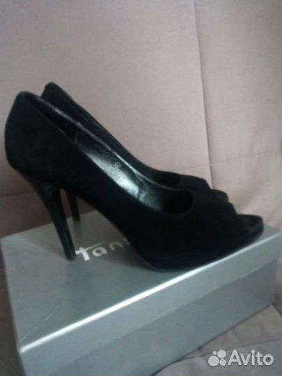 Туфли замшевые р.40 б/у