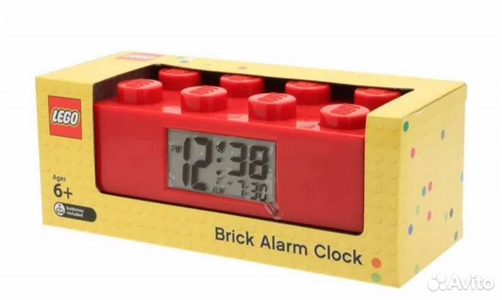 Часы будильник Lego Brick Light Up