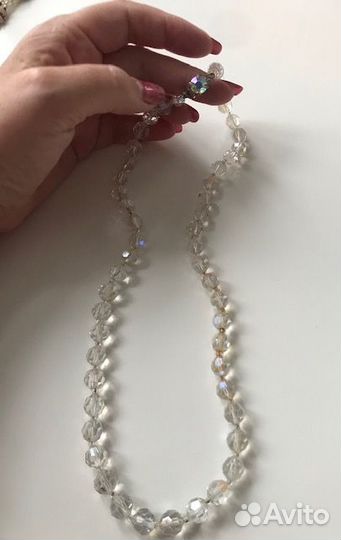 Бусы чешское стекло СССР