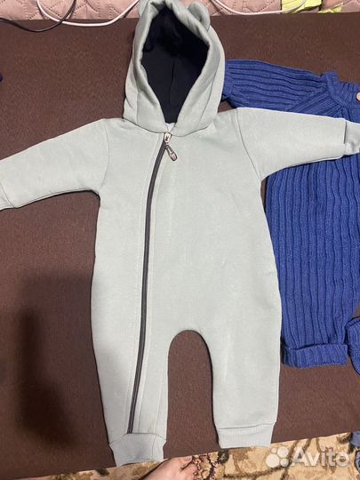 Комбинезон на мальчика 0-3 мес