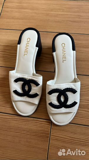 Мюли chanel новые оригинал