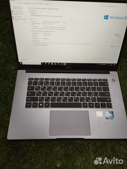 Ноутбук honor Magicbook 15 R7 5700U/16gb/512gb(ssd