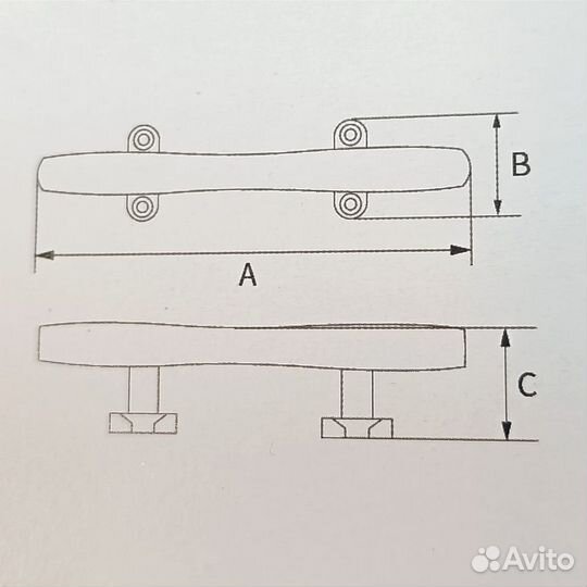 Утка швартовая 102 мм нержавейка aisi 316