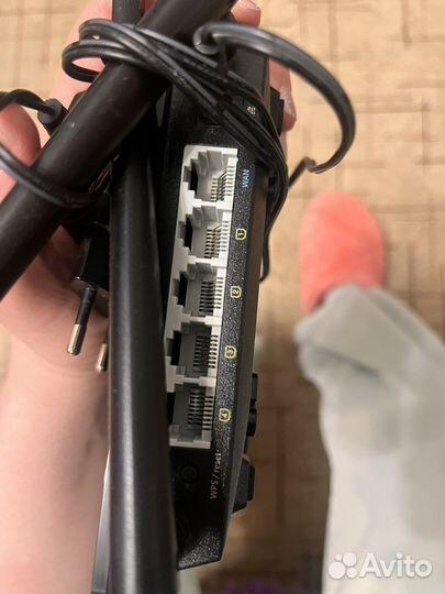 Wi-Fi роутер asus RT-N11P, черный