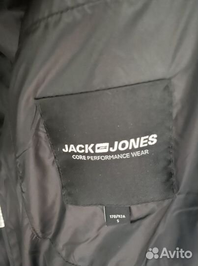 Куртка пальто черная мужская jack & jones S Новая