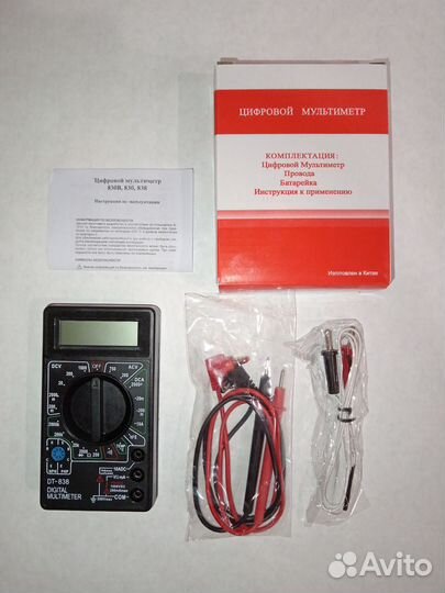 Мультиметр цифровой DT-838