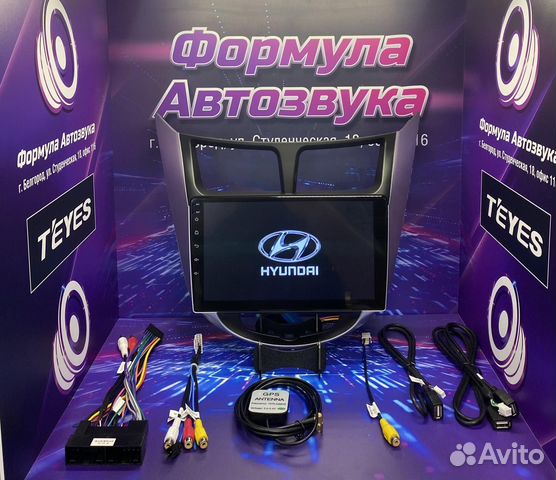 Штатная магнитола Hyundai Solaris 1 2010-2016 2gb