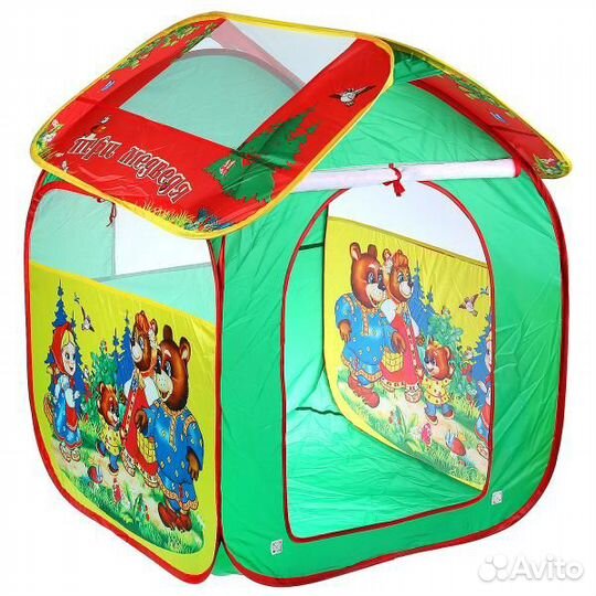 Игровая палатка Играем вместе Три медведя 83х80х10
