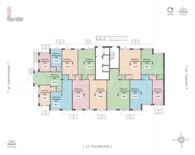 Свободного назначения, 58.01 м²