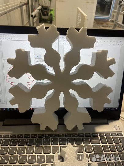 Изделия из пенопласта новогоднее