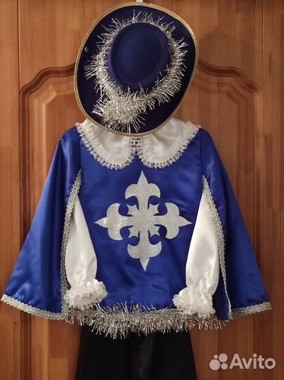 Карнавальный костюм мушкетёр р.110